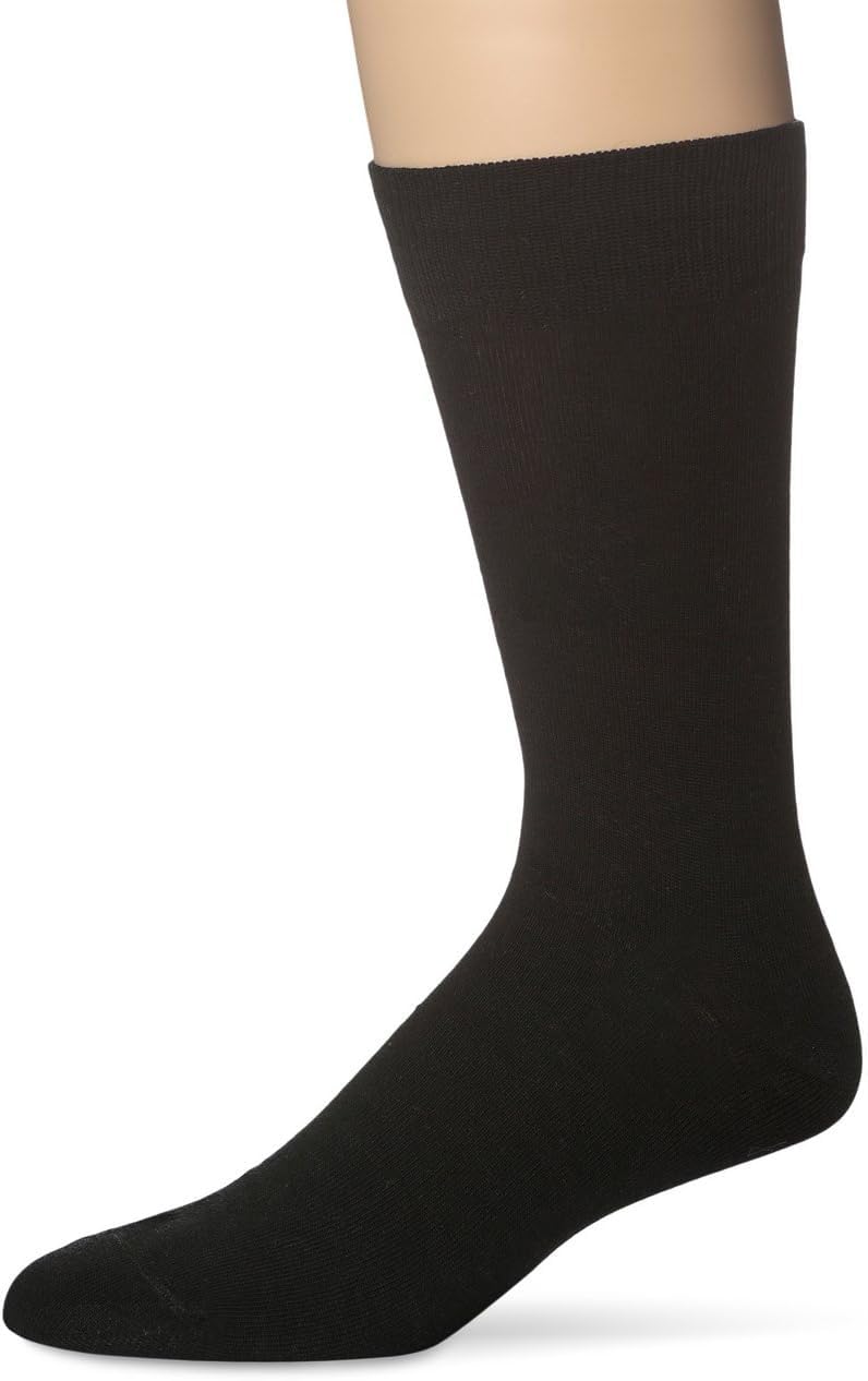 KM Legend Men's Dress Socks Classic Fine Lightweight for Formal and Casual Wear (5 Pair Pack) - Image 3